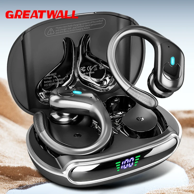 GREATWALL Sports in ear wireless earloop with built-in ENC noise reduction function high-definition sound effect without delay