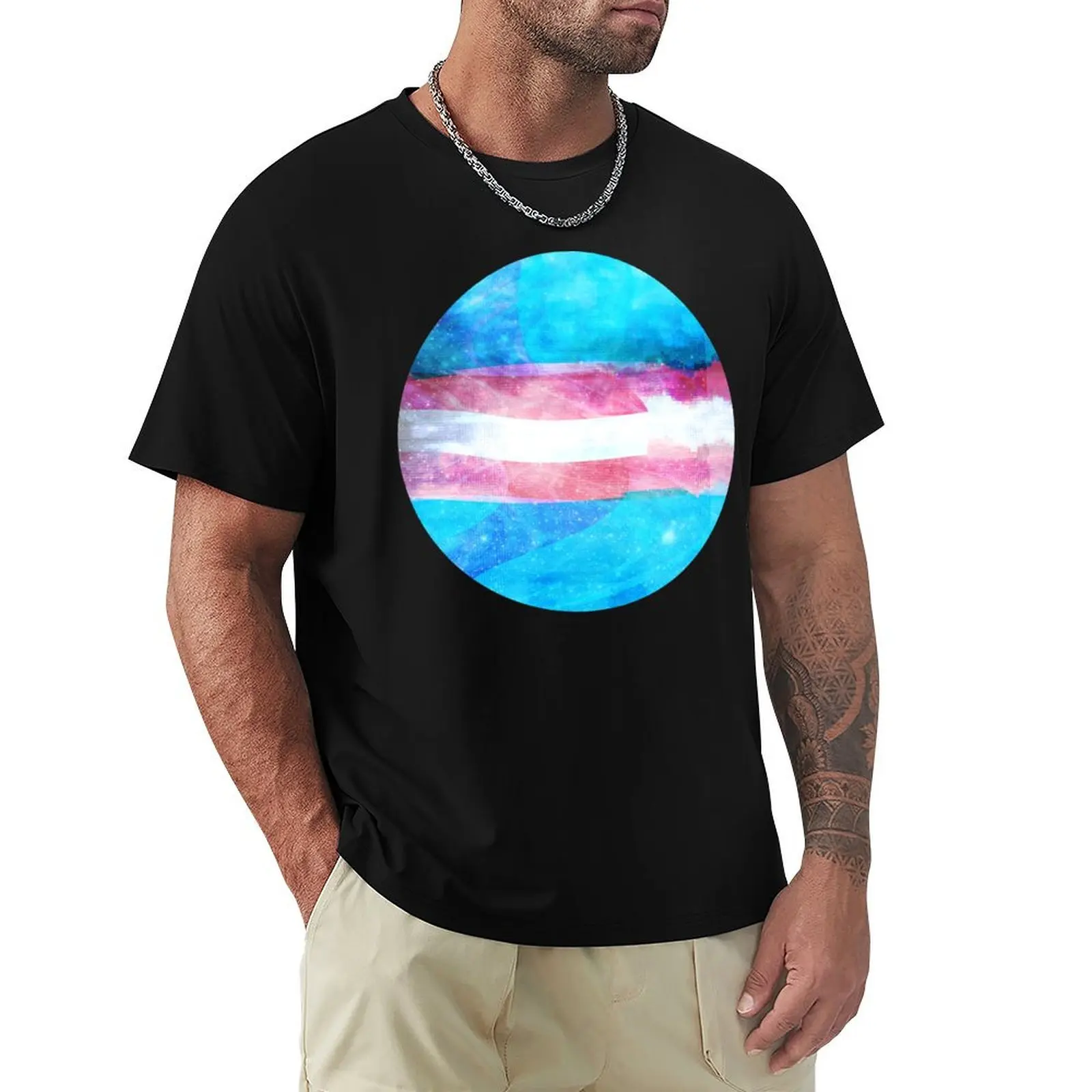 

Glitch Trans Pride Flag T-Shirt boys animal print tshirts personalised shirts men