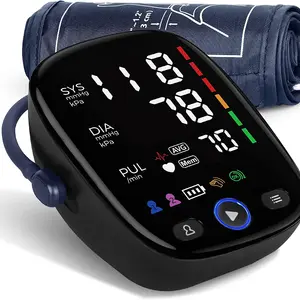 جهاز مراقبة ضغط الدم من Kingclinic آلة صفعة ضغط الدم الأوتوماتيكية مع شاشة LED للاستخدام المنزلي للرعاية الصحية أفضل 6 مبيعات آلة تسمير زر الضغط - No3