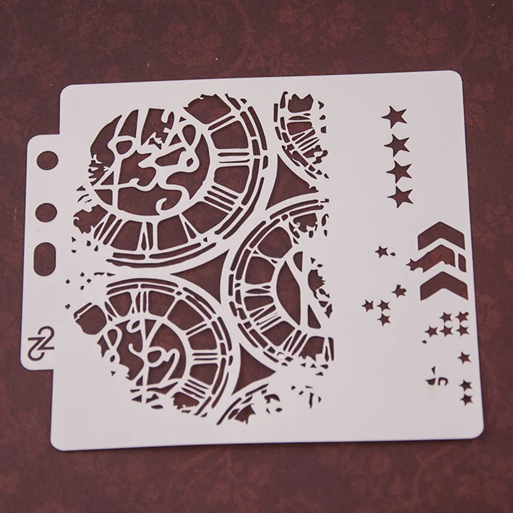 Drawing Stencil Assorted Patterns Hollow Out Painting Template for Craft Scrapbooking DIY Cake Decor (S70)