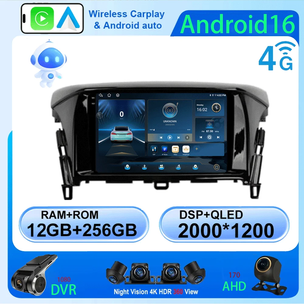 

Android 16 For Mitsubishi Eclipse Cross 2017 - 2022 Car Radio Multimedia Player System DSP Stereo WiFi GPS Navi 4G BT Auto Tools