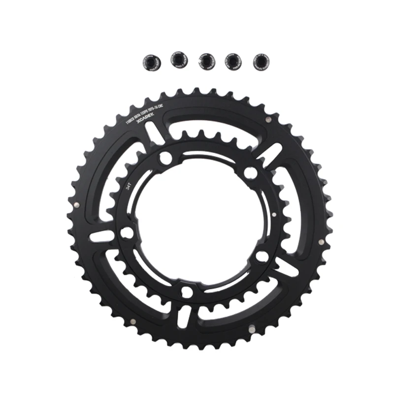 XCADEY Chainring 50-34T 52-36T 53-39T Four Claws Five Claws For XCADEY POWER Meter Crankset 110BCD/110BCD-4S