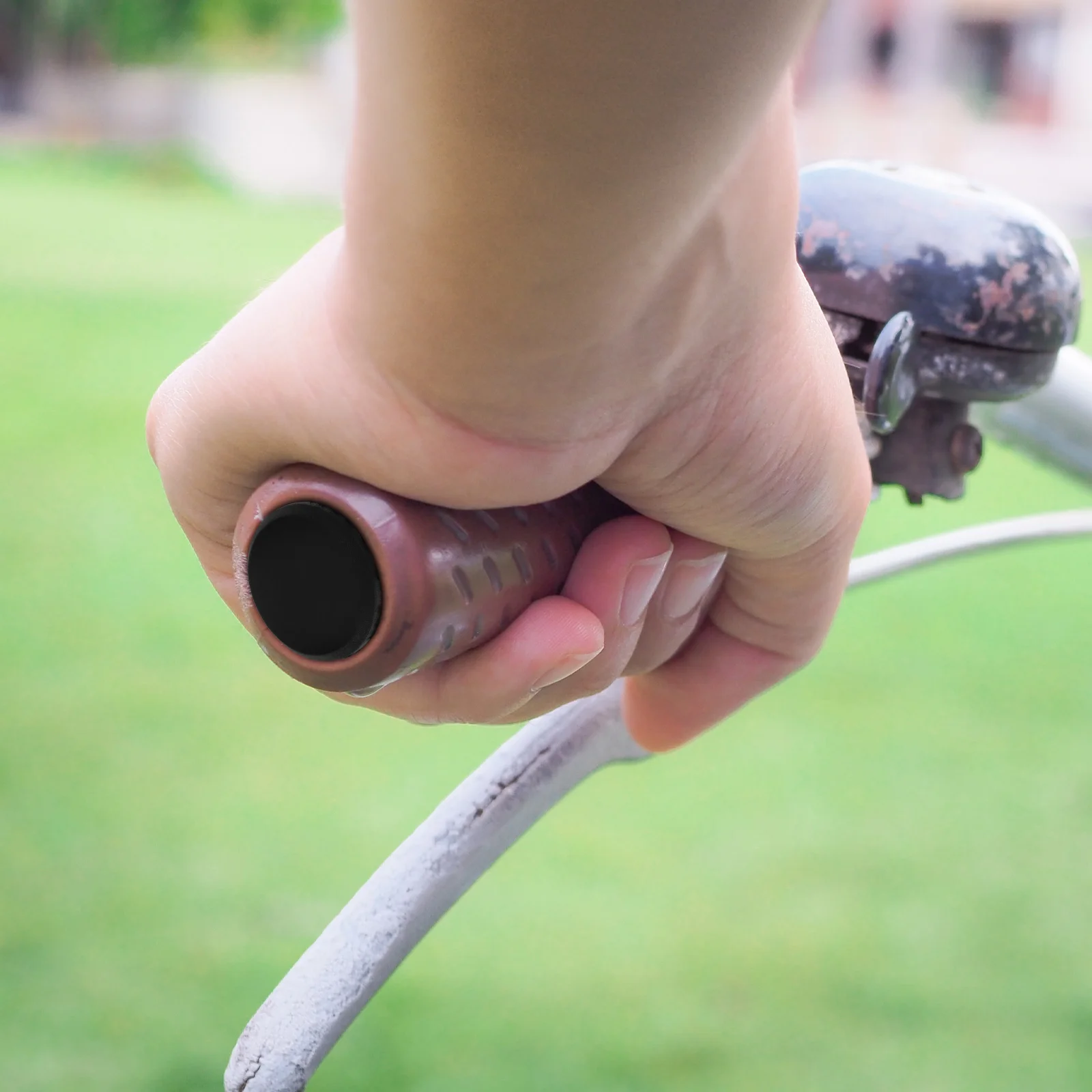 

10Pcs Bicycle Handlebar End Caps 22mm Rubber Protective Durable Lightweight for Mountain Road Bike End Plugs