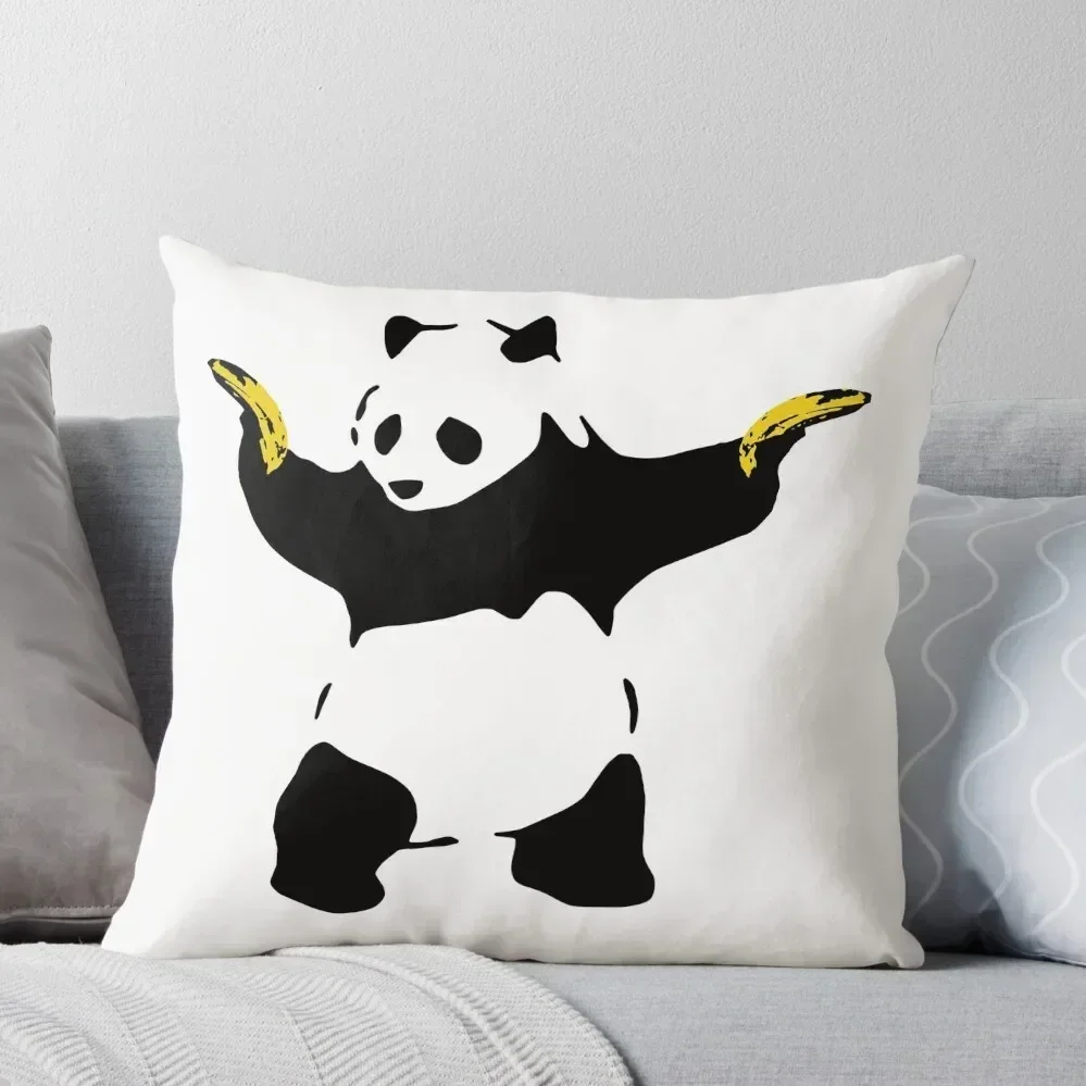 Bad Panda Stencil Throw Pillow Cushions For Sofa Sofa Cushion Cover pillow