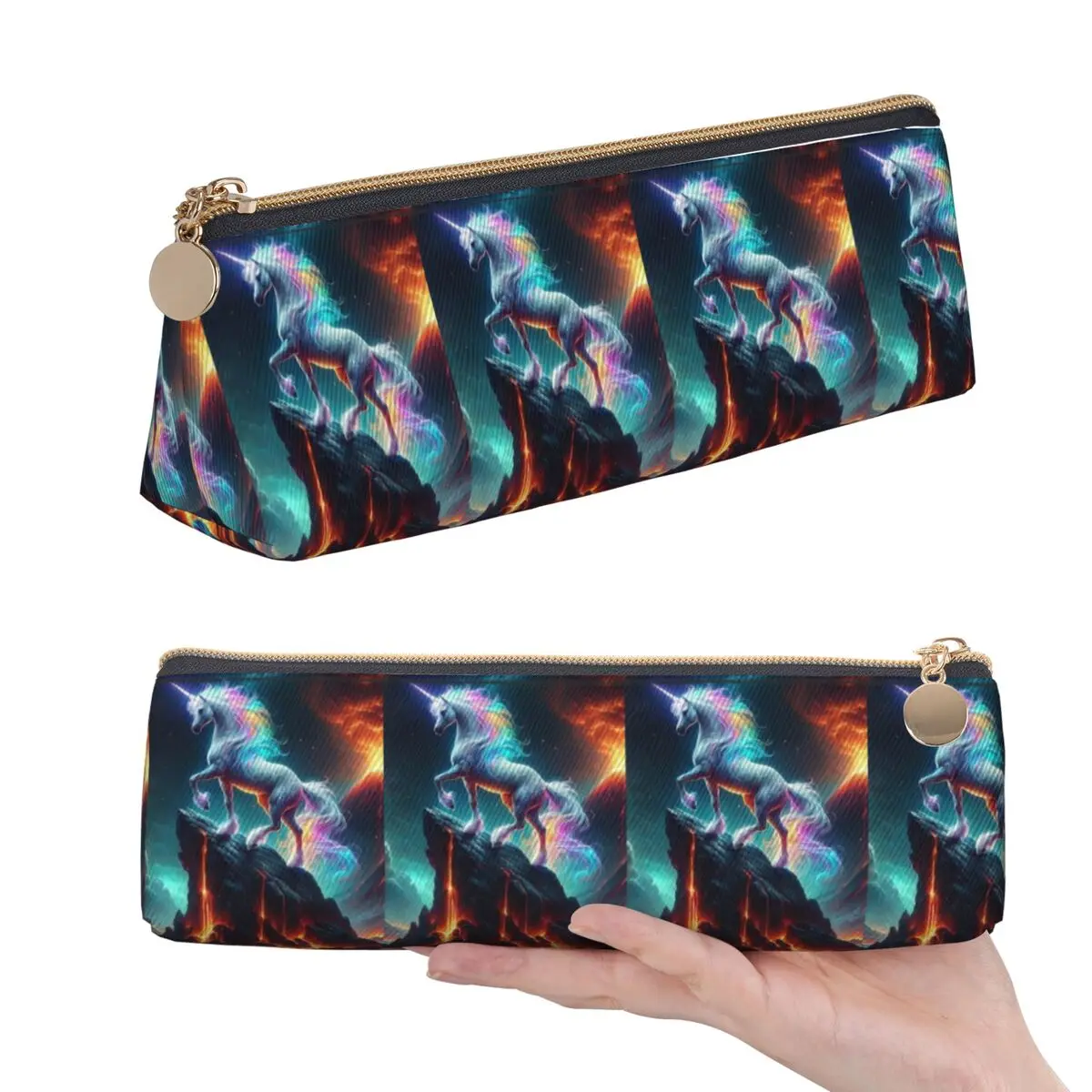 Unicorn Academy Federmäppchen für Studenten, Geschenke, Stiftbox, Bleistiftbeutel, Schreibwaren, Stifthalter, Tasche