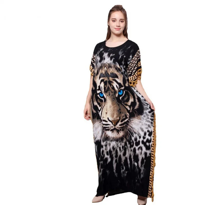 

Hot Selling Animals Style Women Caftan Kaftan Muslim Long Maxi Women Wowans Dress Women's Skirts Dresses Islamic Clothing