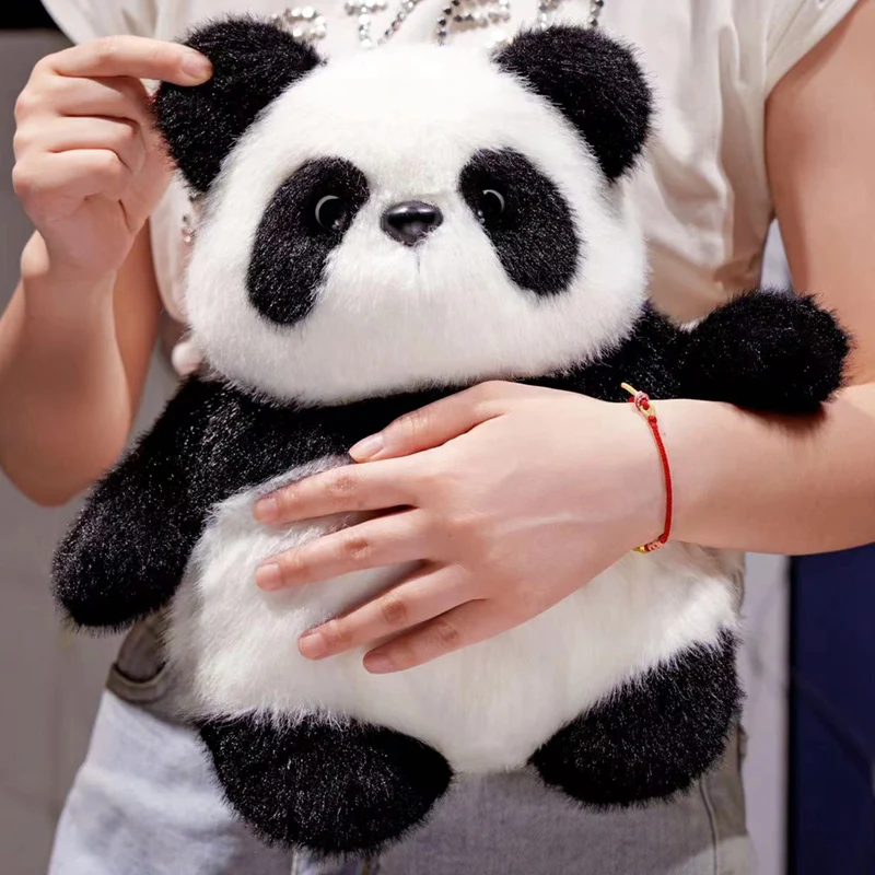 Creatieve Schattige Transformerende Panda Pop Knuffeldieren Zachte Western Highland Dog Flip Beer Speelgoed Baby Slaapkussen Geschenken