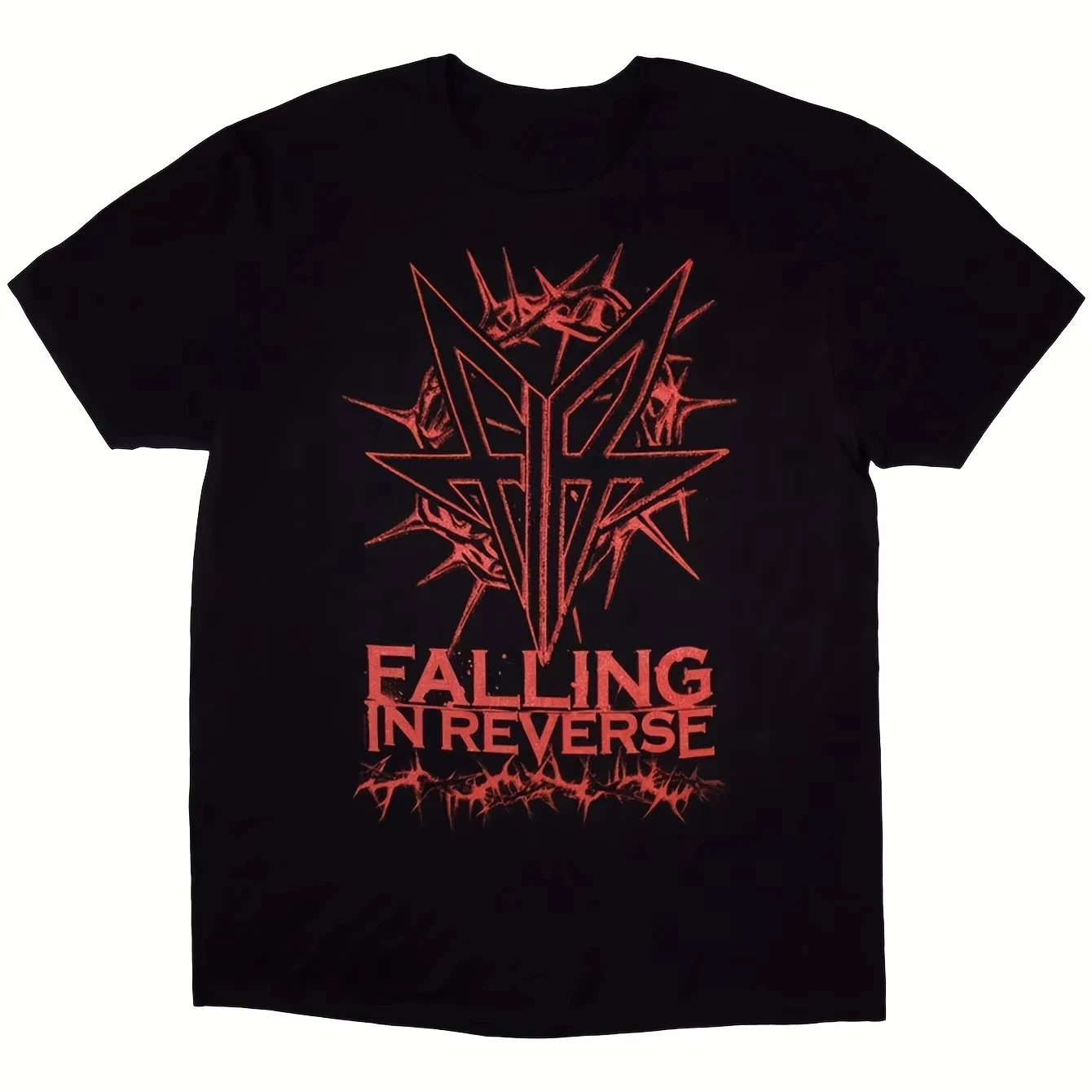 

Плакат Falling in Reverse Band Tour Подарок для фанатов Рубашка всех размеров Футболка больших размеров с принтом Летняя мужская рубашка с коротким рукавом