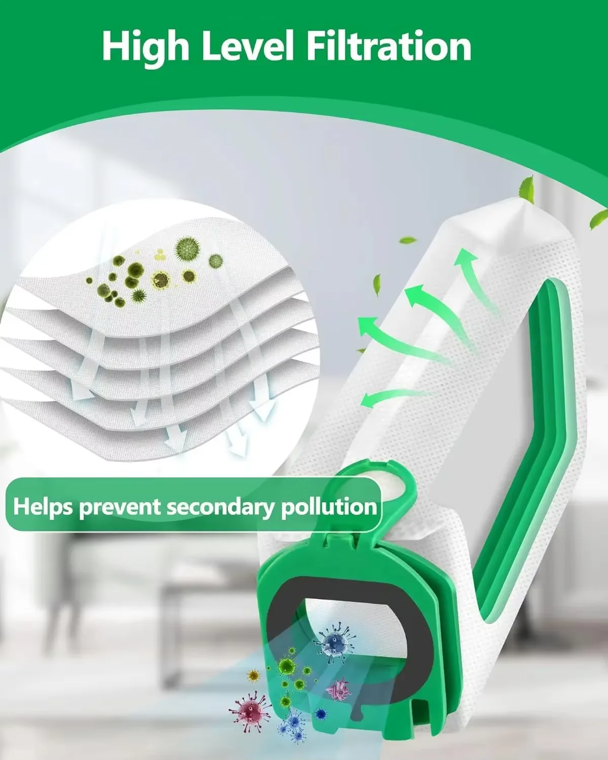 مرشح فراغ قسط كيس لجميع الغبار ل Vorwerk Kobold VB100 FP100 VB 100 FP 100 إكسسوارات قطع غيار عدة حقيبة مكنسة كهربائية