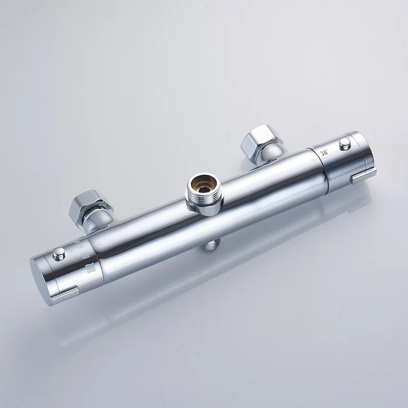 All-copper Thermostatic Mixing Valve Hydropower Water Heater Solar Shower Mixing Valve