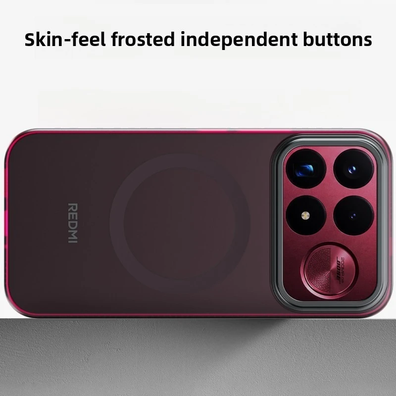 Case For POCO F9 Ultra Pro Case transparent Matte Magnetic Protective Back Cover For MagSafe Wireless Charging Phone Shell Funda