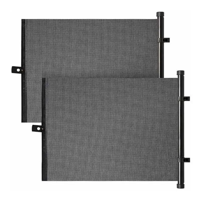 31BC 2 Pack Car Side Window Sun Shade Curtain with Suction Cup Fit Various Vehicle