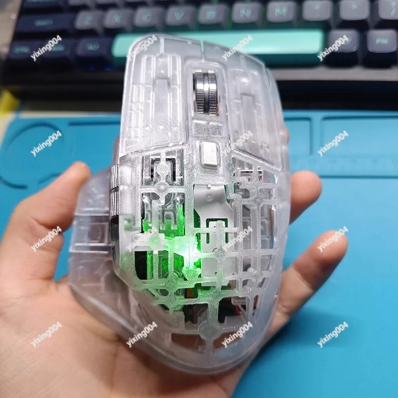 Transparent Mouse  Housing Top Shell 3D Printed Mouse Replacement Housing