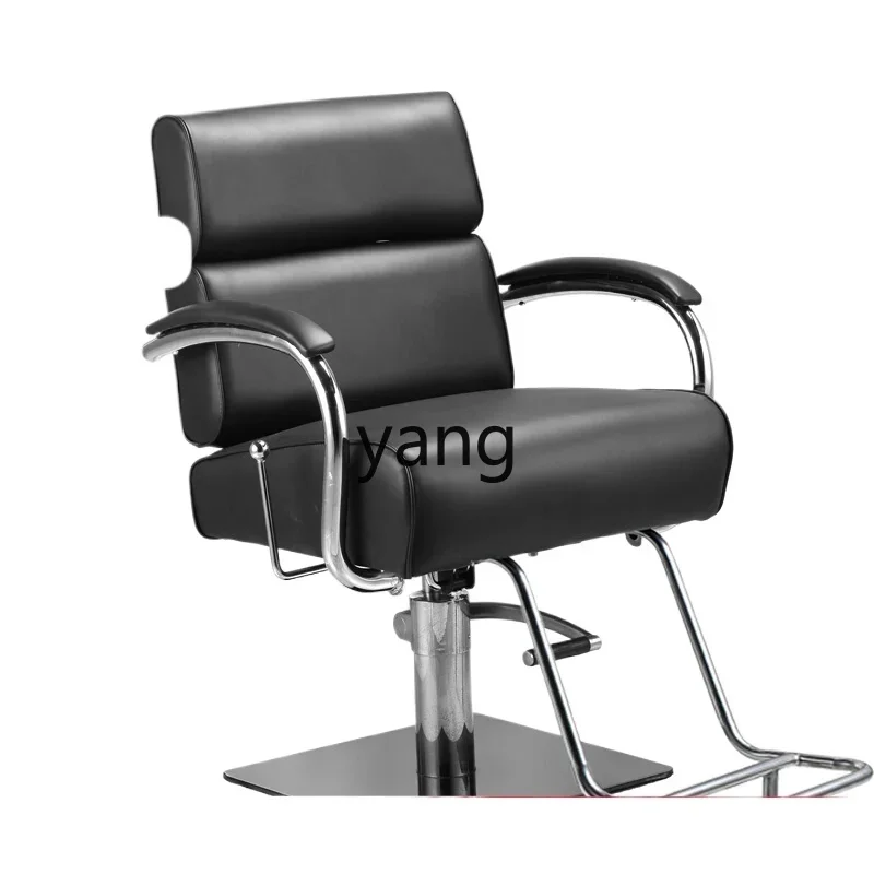 CX rotatable lifting backrest reclines down, the upper half of the hair salon chair backrest can be pulled out