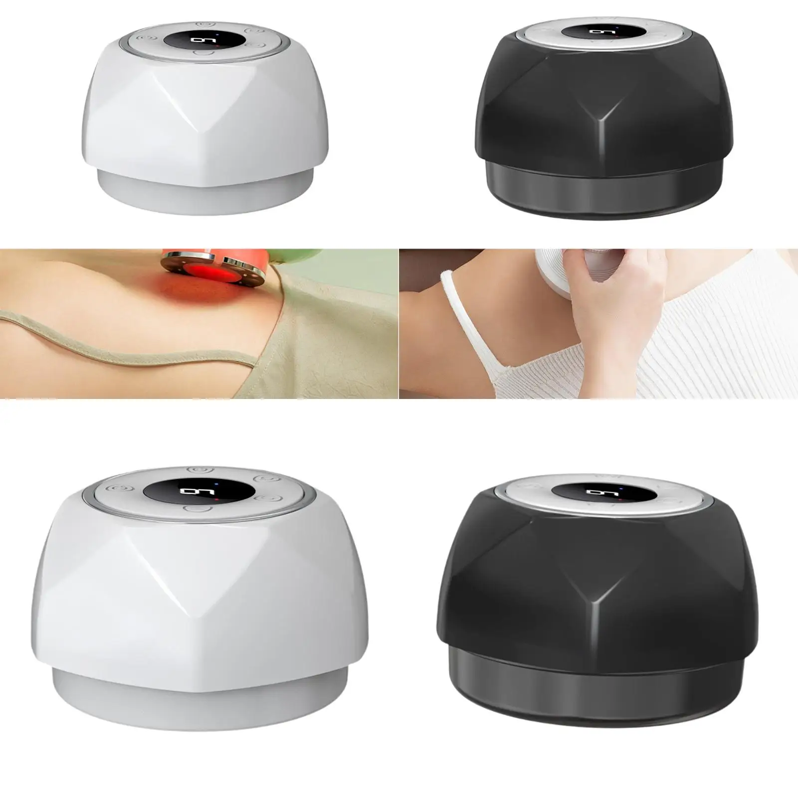 Electric Smart Cupping Machine with 9 Level Suction Muscle Relaxation Negative Pressure Suction for Shoulder Legs Back Home