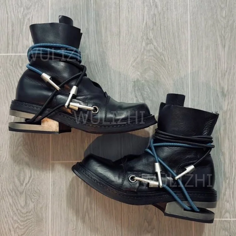 

Мужские кожаные туфли-оксфорды с металлическим каблуком, черные, с перекрестными ремешками, синие, с плиссированными складками, в стиле дерби, для улицы, в уличном стиле, для стильного джентльмена