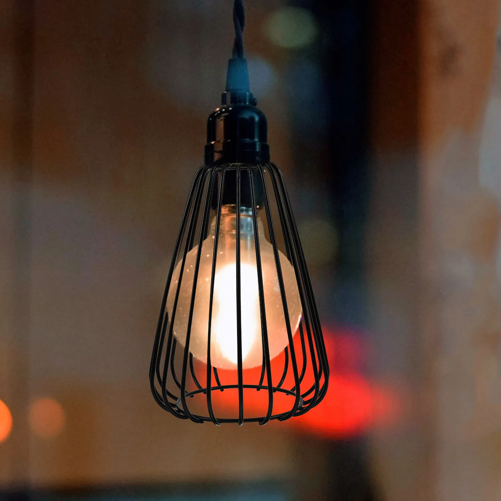 

Vintage Metal Lampshade Drop Shape Hollow Out Design for Pendant Lamp Hanging Light Fixture Decorative Ceiling Light Cover