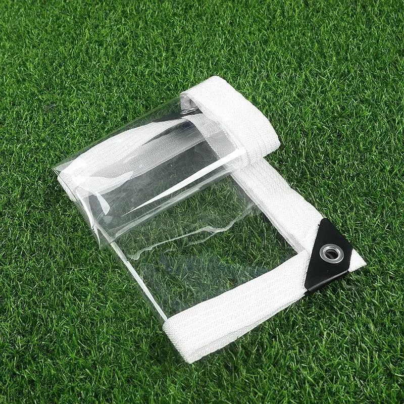 0.55mm 99.9% Transparent PVC Tarpaulin Camping Waterproof Cloth Plant Cover Cloth Outdoor Tarpaulin