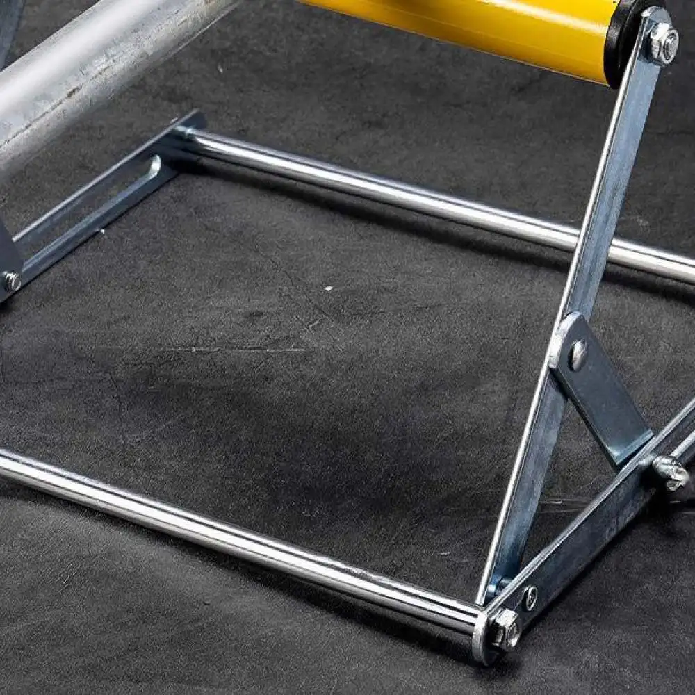 Heavy Duty Cutting Machine Roller Support Stand Adjustable Metal Rack Bench Accessory Home Workshop Auxiliary Tool