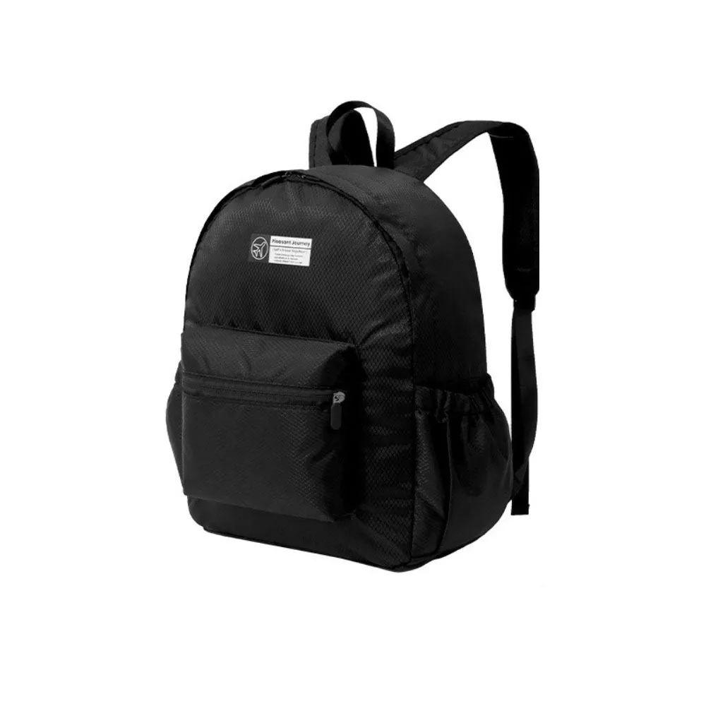 

Lightweight Foldable Backpack Waterproof Expandable Sports Backpack Large Capacity With Zipper Student School Bag Outdoor