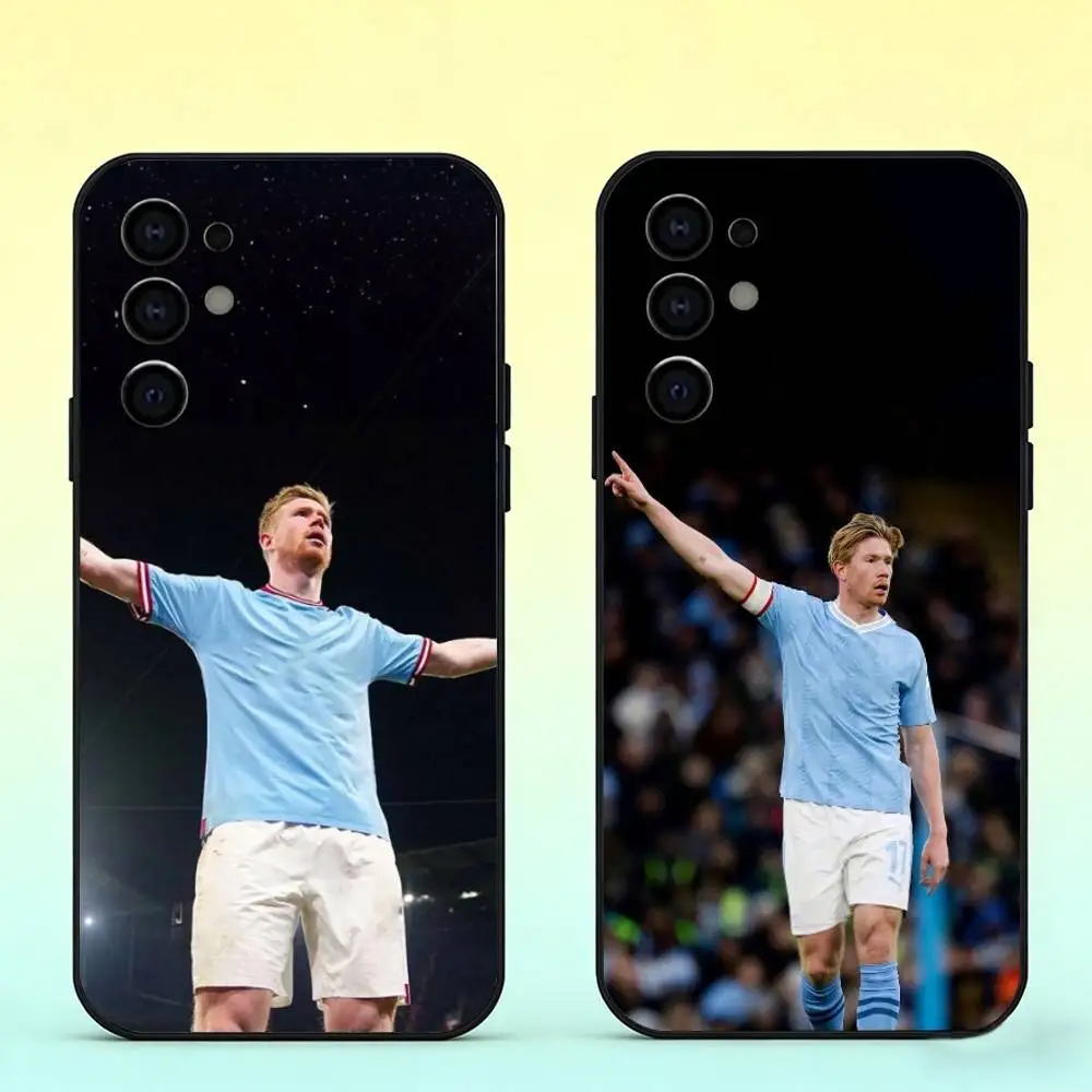 

Football Star Kevin De Bruyne Phone Case For Samsung S25,S24,S21,S22,S23,S30,Ultra,S20,Plus,Fe,Soft Silicone Black Cover