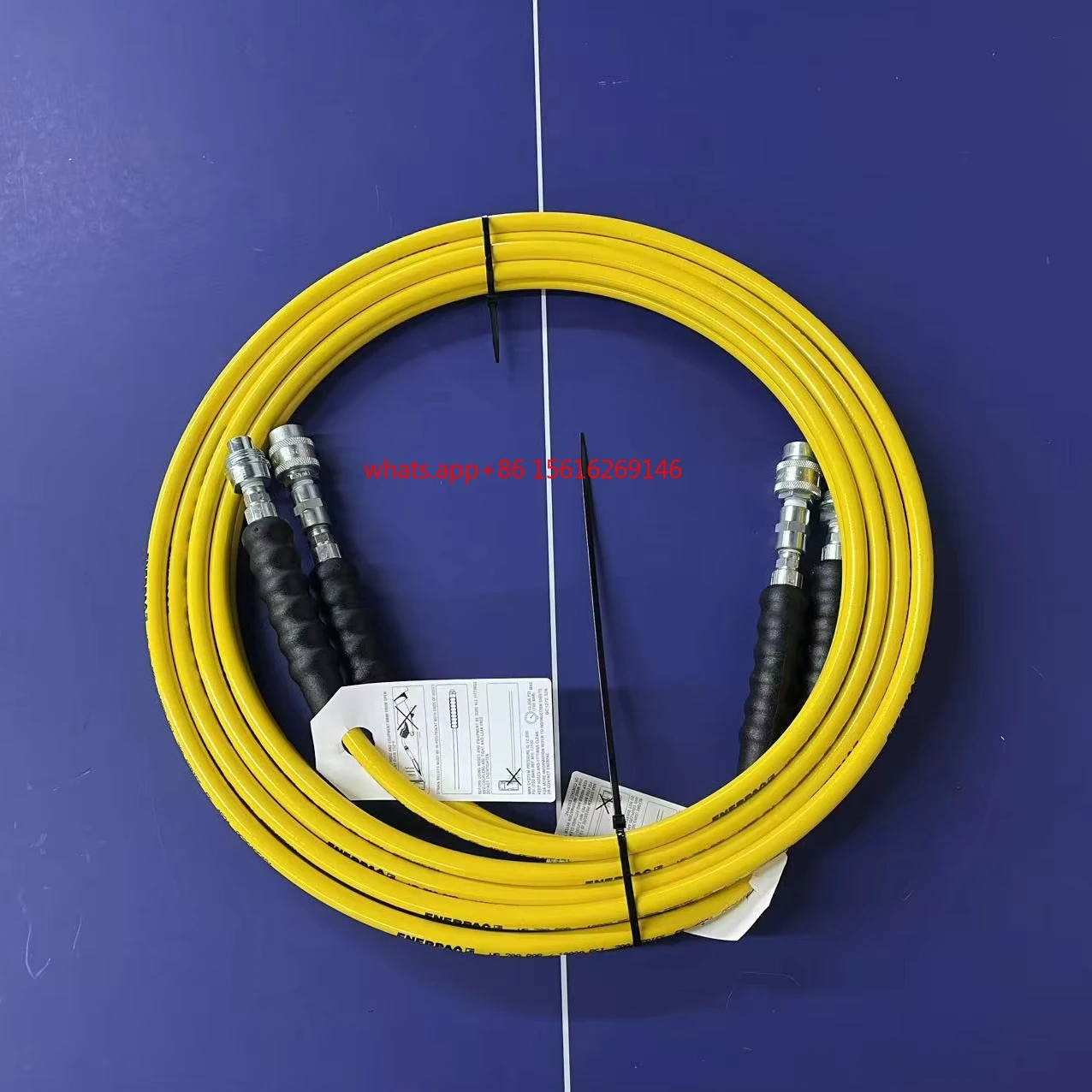 

ENERPAC THQ706T 19.5 Ft. Twin Torque Wrench Hose 10000 psi