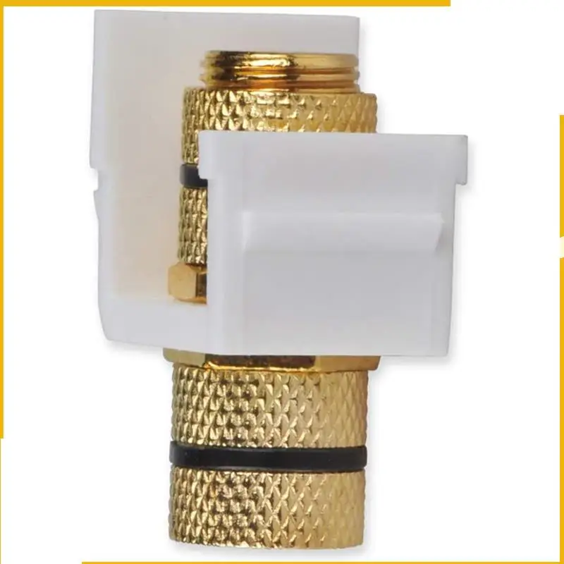 

A93P Speaker Post Snap-In Banana Keystone Jack - White, 30Pcs