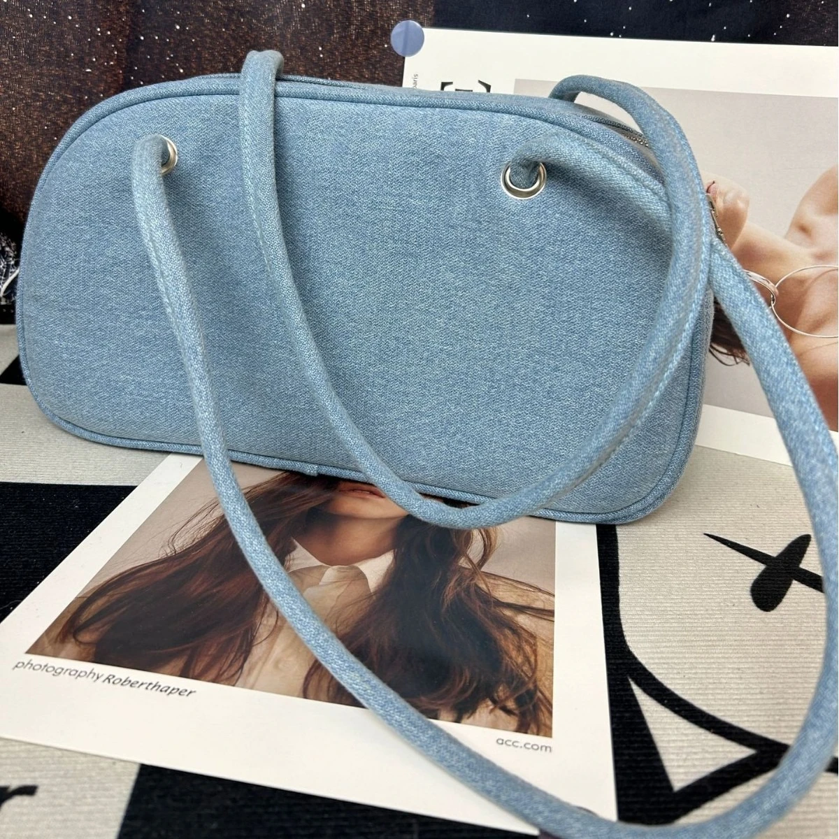 Thailand GENTLEWOMAN letters cowboy bag 2025 new embroidery hundred French Boston underarm bag