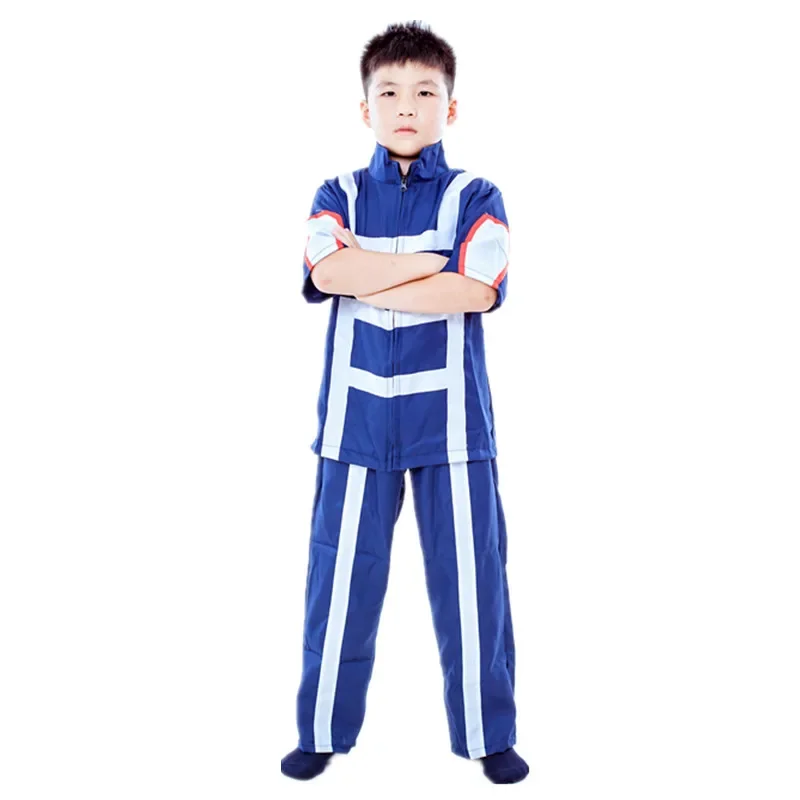 Disfraces de Halloween para niños y niñas, disfraz de My Hero Academy Boku No Hero, uniforme escolar, traje deportivo, camiseta y pantalones de moda
