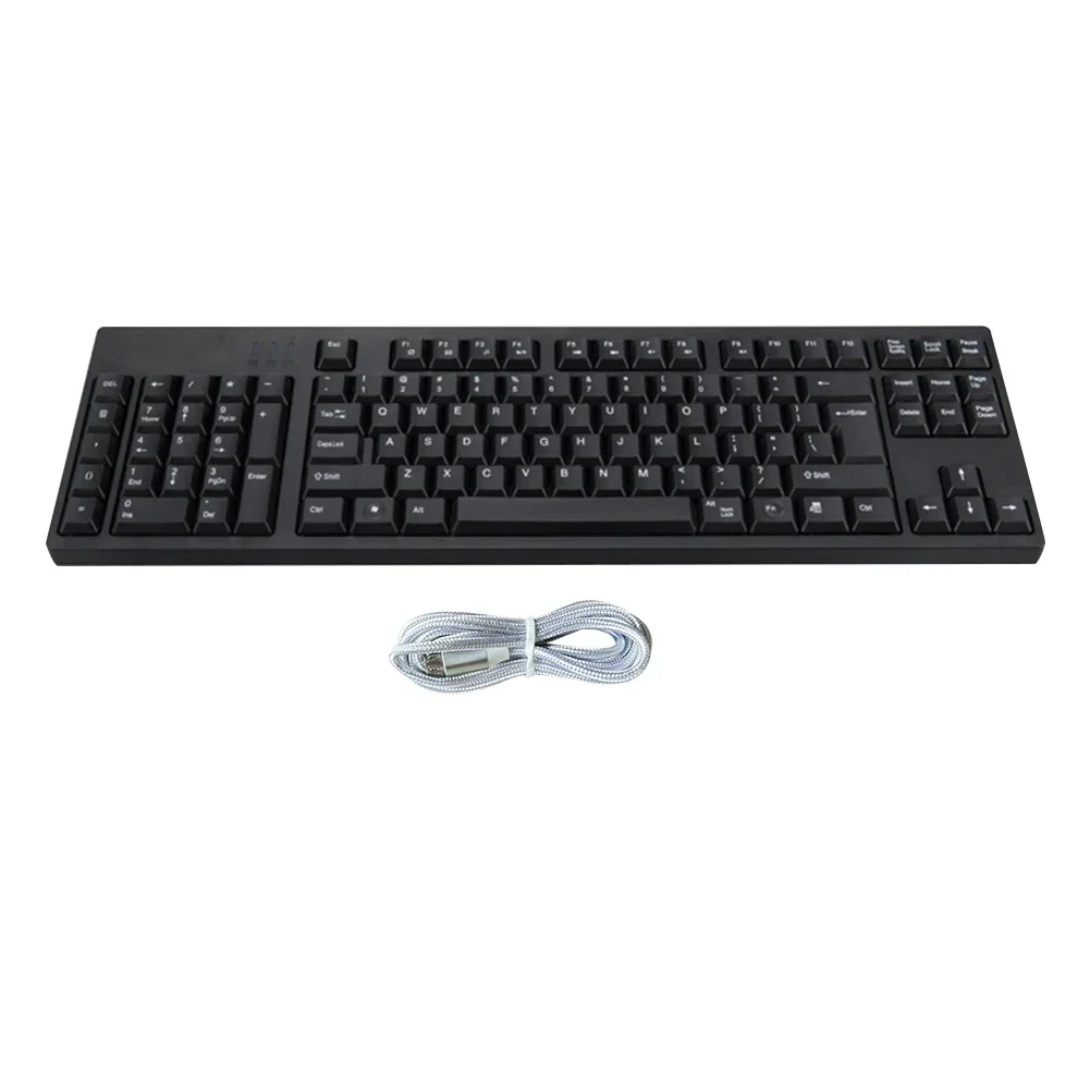 Left Handed Keyboard Ergonomic Full Size Dual USB Interface 109 Keys Keyboard for Computer Laptop