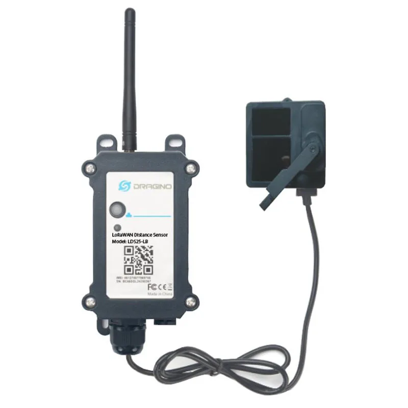 DRAGINO LDS25-LB LoRaWAN LiDAR ToF مستشعر التنظيف التلقائي للمسافة