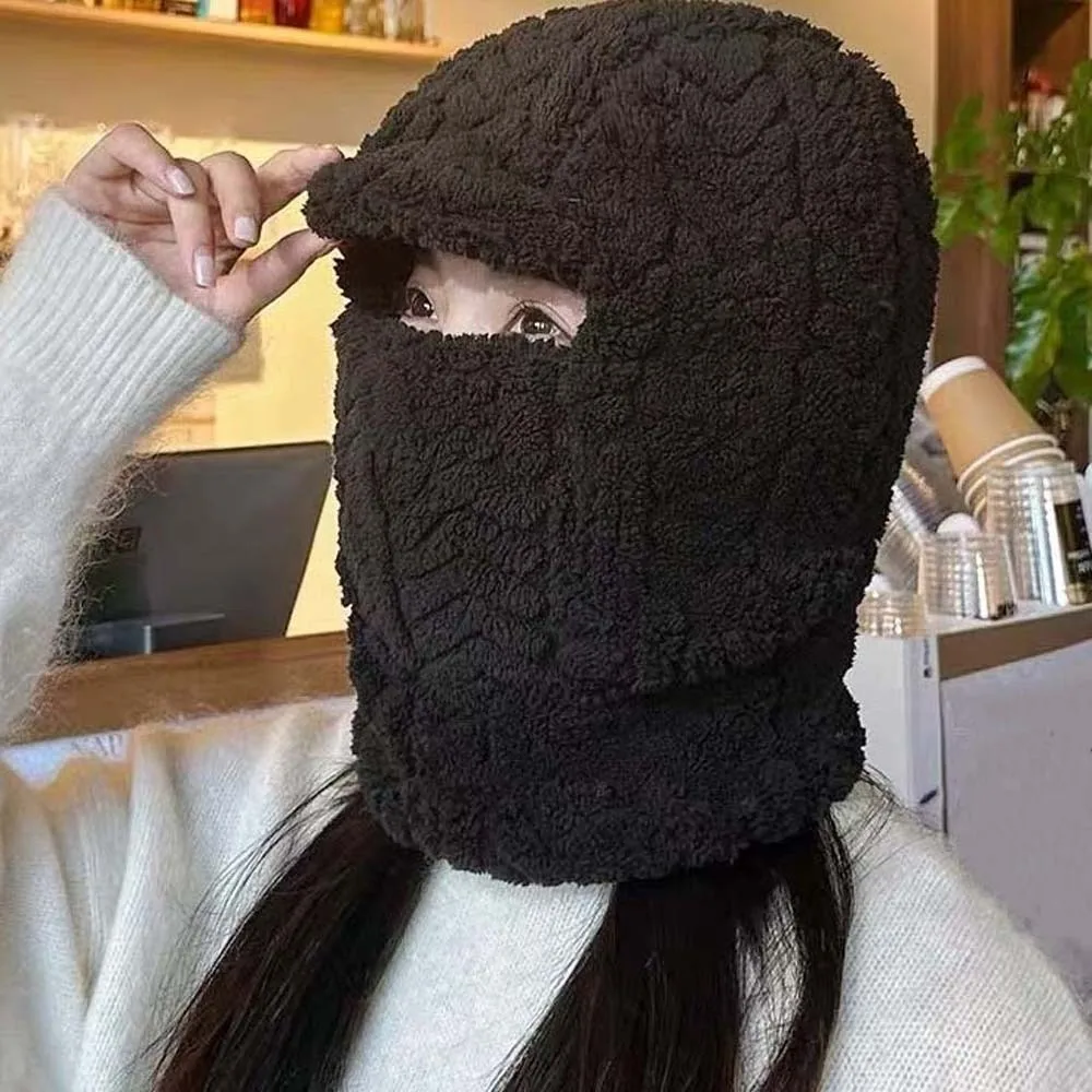 

Универсальный регулируемый ремешок, теплая шапка с запахом, однотонная мягкая компактная шапка, шарф, универсальная лыжная ветрозащитная кепка из полиэстера, подарки