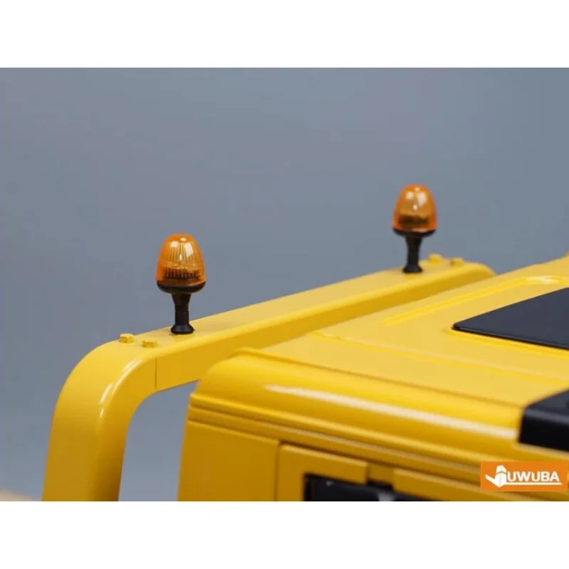RC 360 Degree Rotating Lamp For 1/14 Tamiya RC Warning Light Dump Truck Remote Control Toy DIY Parts
