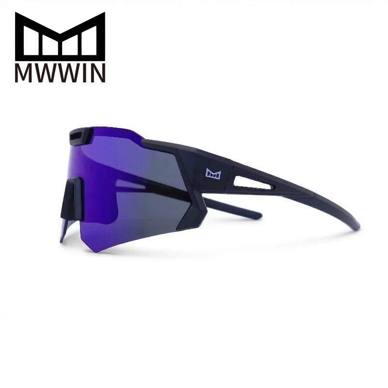 MWWIN Outdoor Radsport-Brille für Männer und Frauen, winddicht, UV400-Schutz, Outdoor-Sportbrille, Radsport-Sonnenbrille