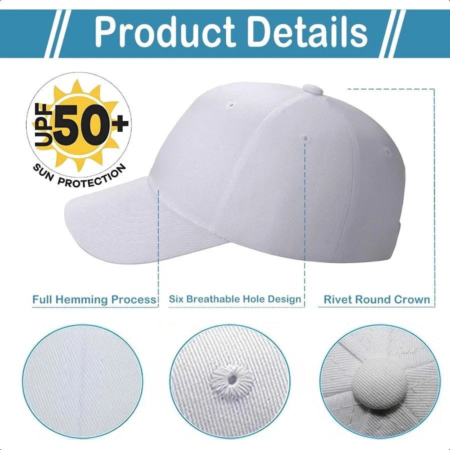 20 حزمة قبعة بيسبول فارغة قبعات سائقي الشاحنات السائبة بالجملة القبعات قابل للتعديل عادي للرجال والنساء #3