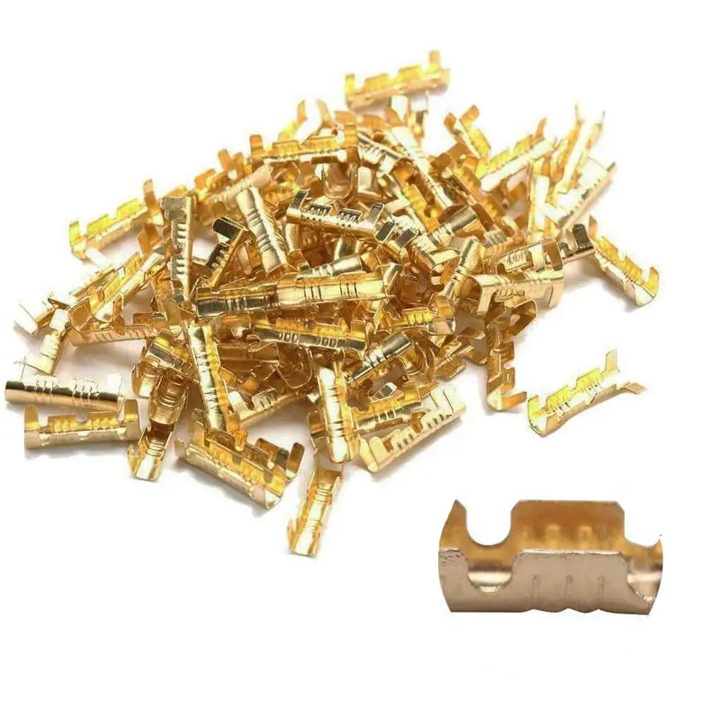 100pcs 453/453C U-shaped Terminal Wire Quick Connector Terminal Small Tooth Fascia Terminal 0.5-1.5mm2/2.5-4.0mm2