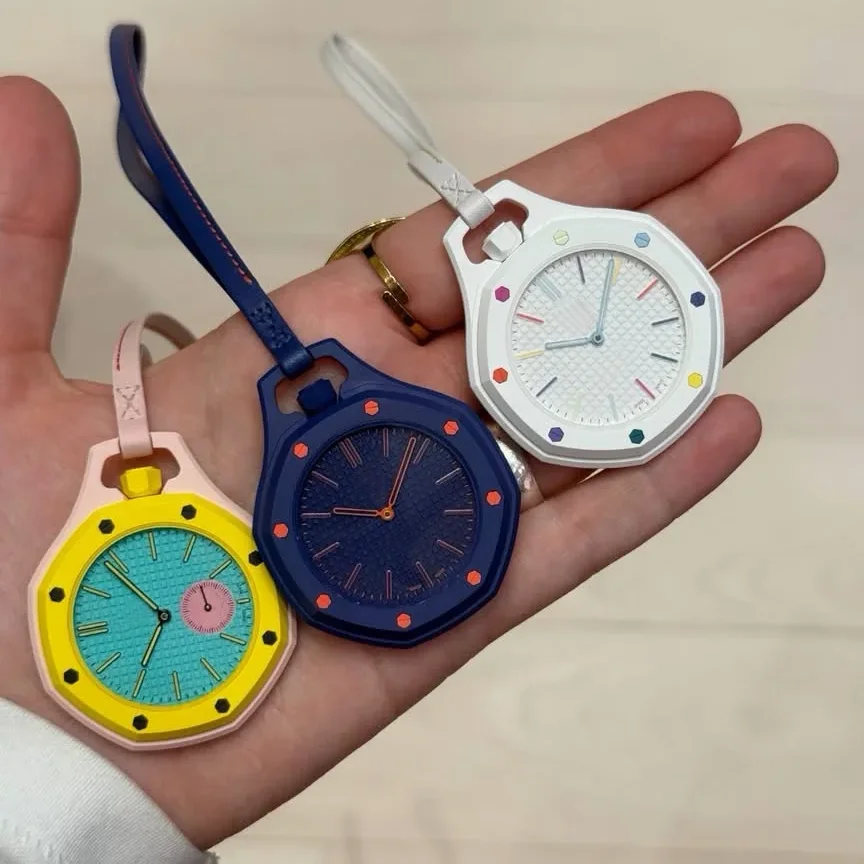 

2026 Hot Octagonal Pocket Watch Necklace Multiple Color Options Leather Lanyard Casual Hanging Watch