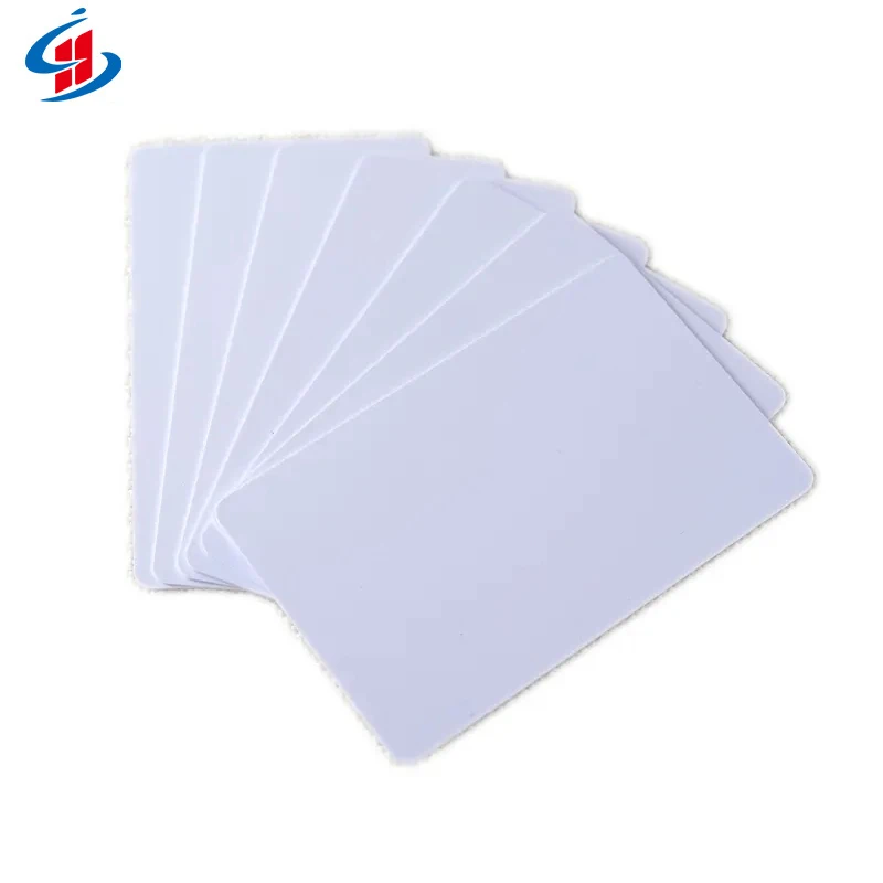 Lot de 100 cartes en PVC blanches, imprimables, de haute qualité, en plastique Regional à sublimation, ID business vierge, CR80