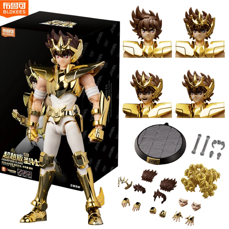 

14 см EX BLOKEES Gold Saint Seiya Gold Saint Pegasus Tenma, сборная подвижная фигурка, аниме-кукла, игрушка, подарок на день рождения
