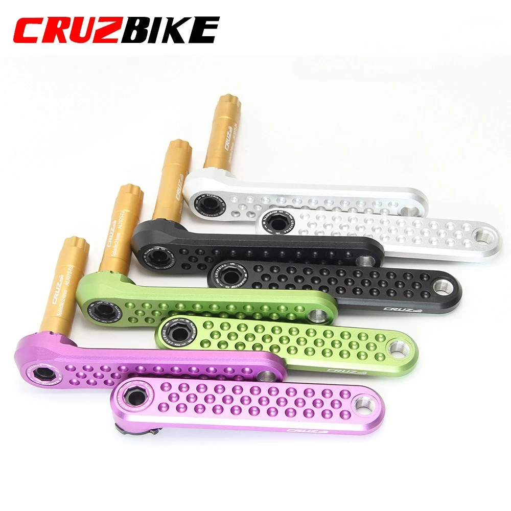 

CRUZbike MTB & Road Bike Crankset, Hollow Integrated, Full CNC Aluminum, Direct Mount Chainring