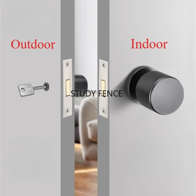 Single Sided Invisible Door Lock Indoor Hidden Door Lock Background Wall Door Lock Including Key Household Hardware Accessories