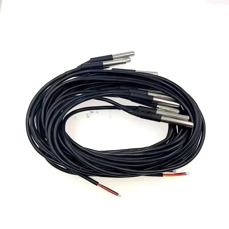 Factory Customization Waterproof 18B20 Temperature Probe Temperature Sensor 1 Meter/2meter/3meters Wire DS18B20