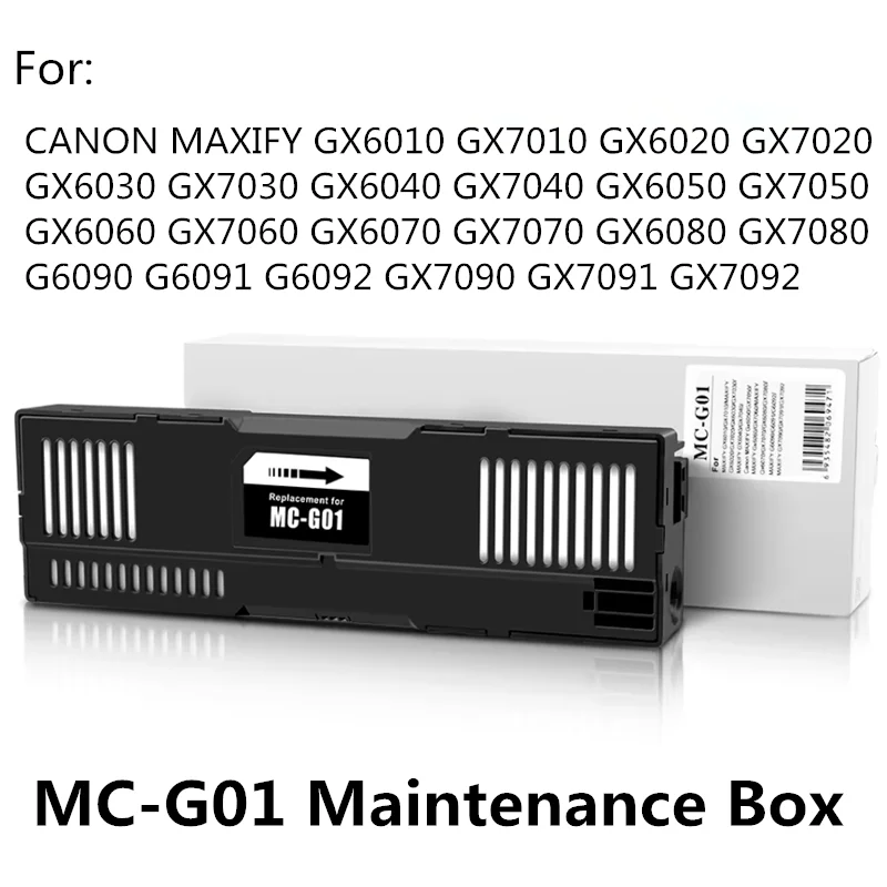 MC-G01 Maintenance Box for CANON GX6010 GX6020 GX6030 GX6040 GX6050 GX6060GX7010 GX7020 GX7030 GX7040 GX7050 GX7070/GX7055