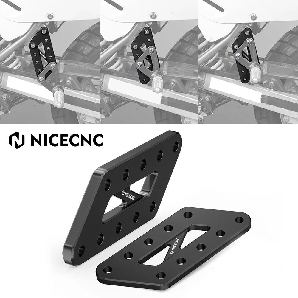 

For Suzuki DR650 DR 650 1996-2024 2023 2022 2021 2020 Adjustable Passenger Foot Peg Footrest Relocation Brackets Lowers Pegs 4''