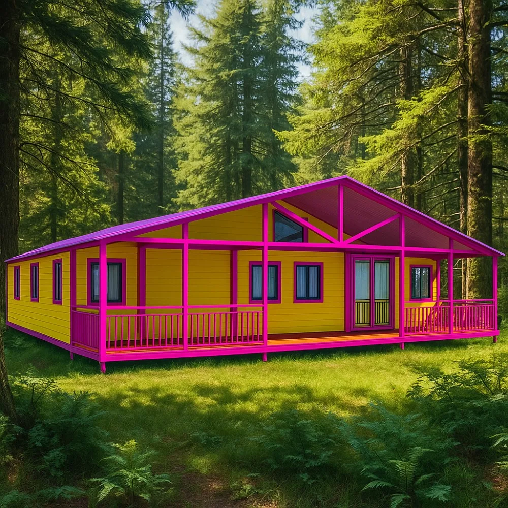 Casa contenedor moderna prefabricada de lujo