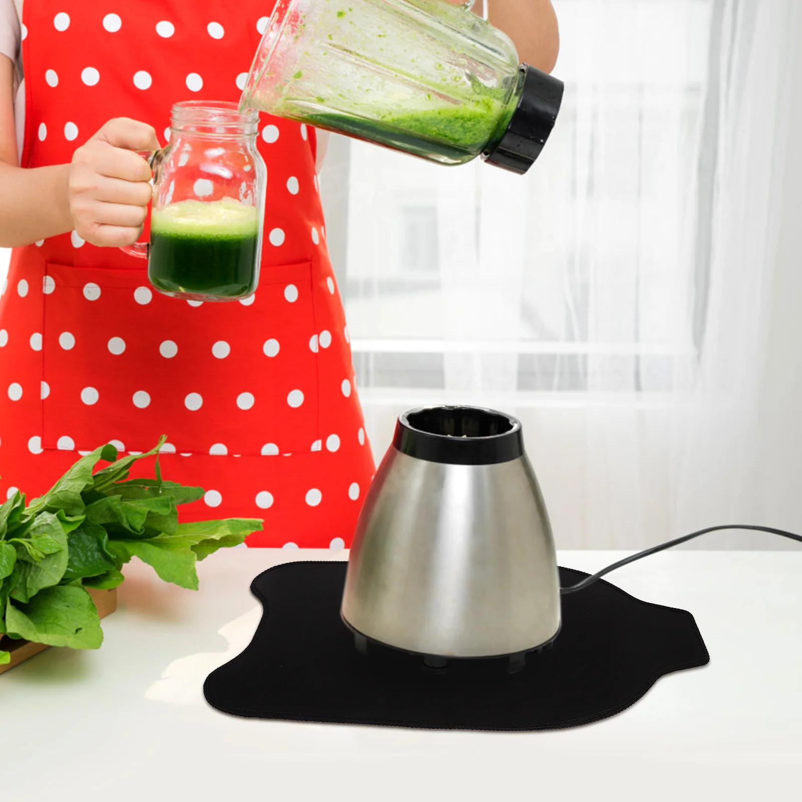 

Mixer Sliding Mat Safe Durable Polyester Fiber Stand Mixer Mover Sliding Pad Kitchen Appliance Mat Home Kitchen Supplies