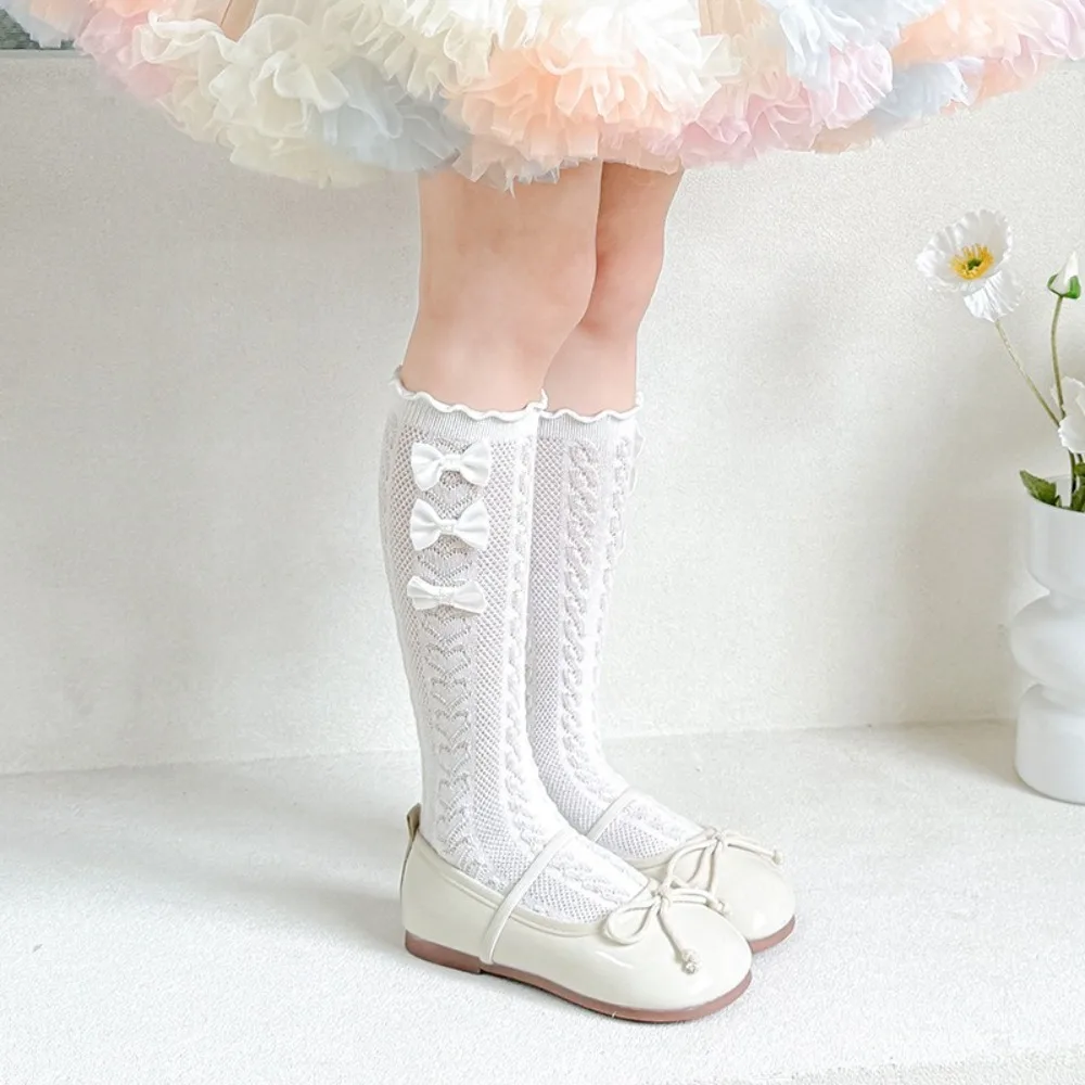 

New Lolita Leg Covers Lace Ballet Style Middle Tube Socks Mesh Breathable Hosiery Stage Performance