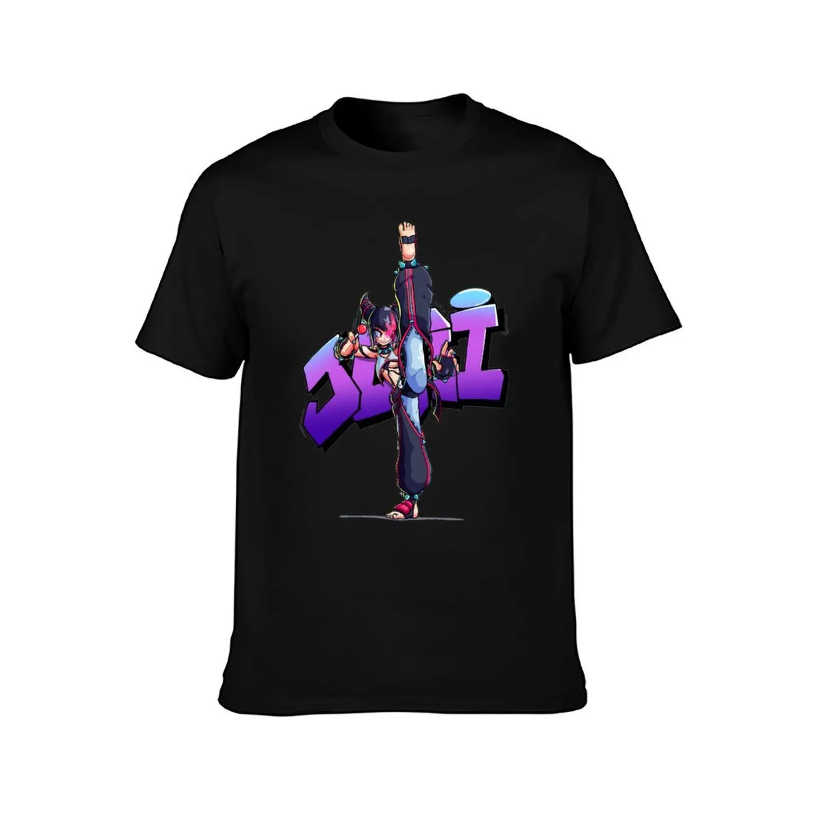 Han Juri T-Shirt, Summer Casual Cotton Tee, Oversized Streetwear Tops, Vintage Graphic Print, Loose Fit Short Sleeve