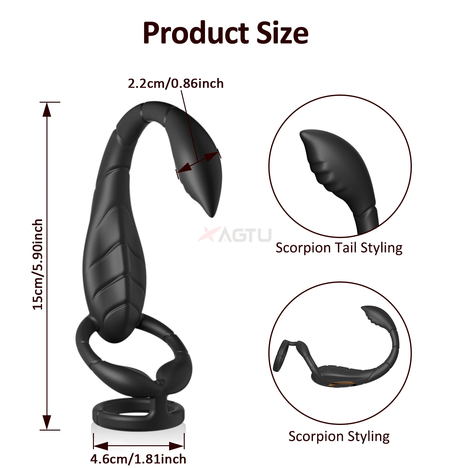 Vibrating Butt Plug for Men Prostate Massager Anal Vibrator for Beginner Anal Plug Cock Ring Perineum Stimulator Sex Toy for Men