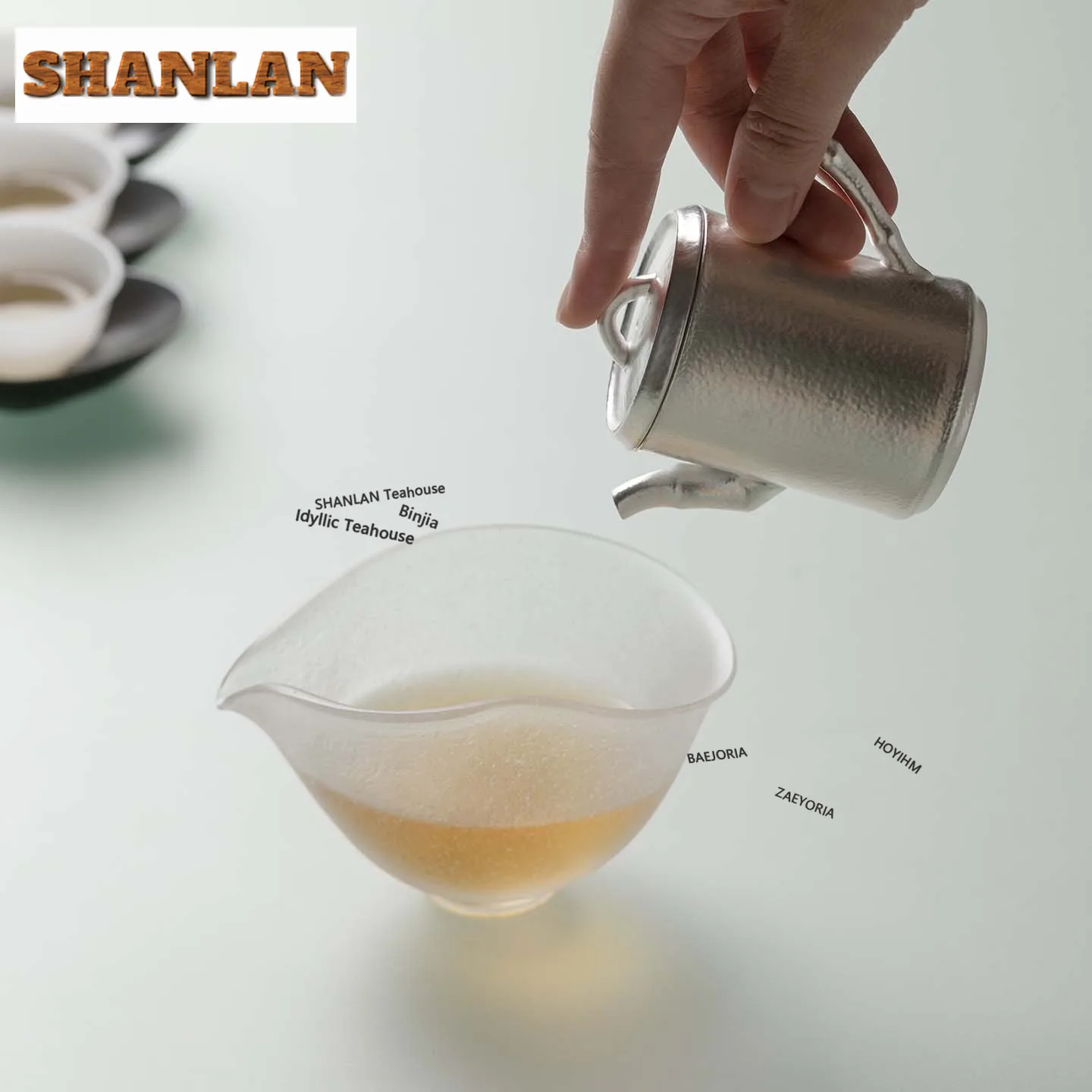 HOYIHM 80ml Gilded Silver Bamboo-joint Teapot Antique Tea Infuser Pot Tea Soaking Kettle With Ball Hole Cha Supplies Ornaments